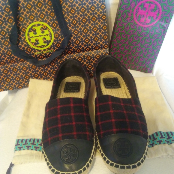 Tory Burch plaid Espadrilles (Authentic) - Picture 2 of 8